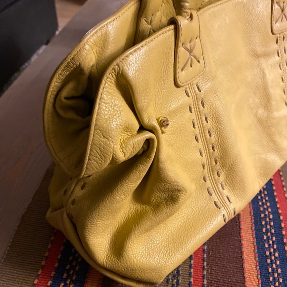 Carlos Falchi - Fatto A Mano Authentic Leather Handbag in Butternut Squa… - Picture 2 of 15